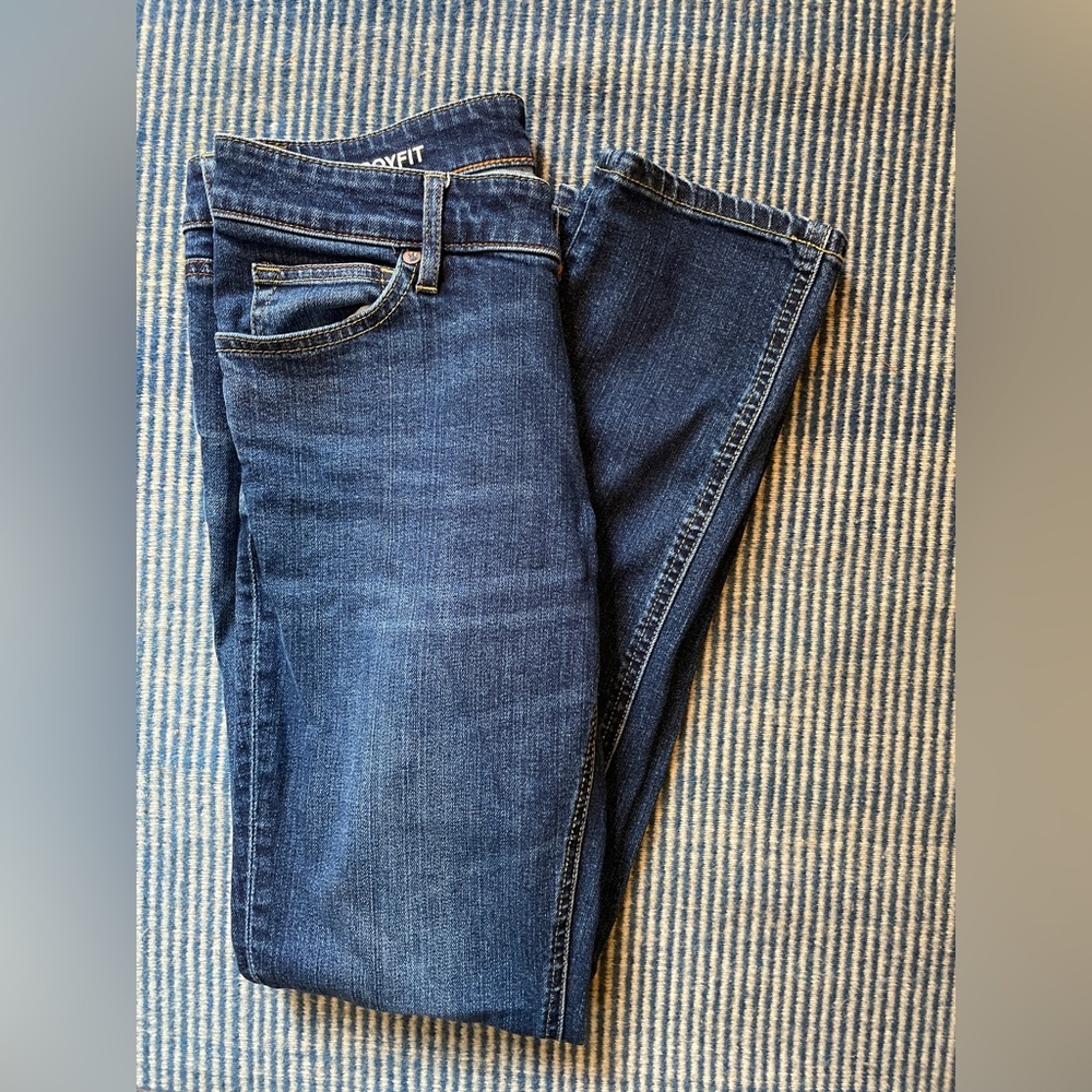 🏝️ Muji Boyfriend Jeans Size 24 Dark Wash